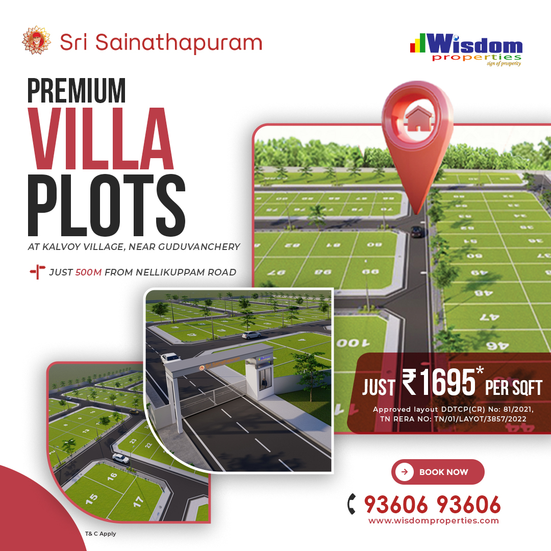 Guduvanchery is one of the most rapidly developing suburbs in Chennai.
