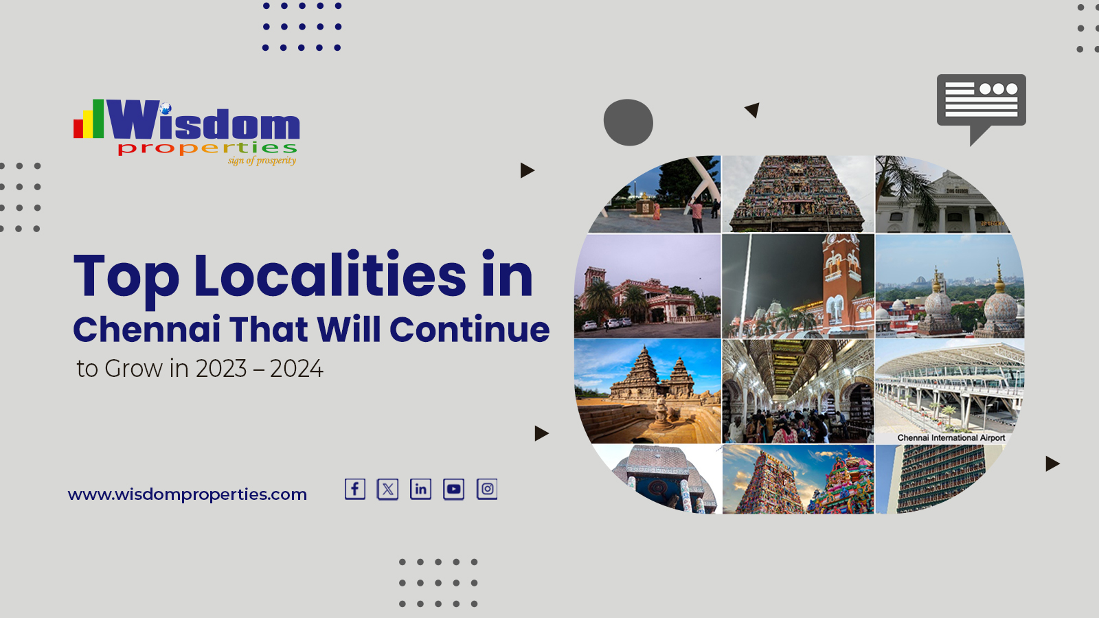 Top Localities in Chennai That Will Continue to Grow in 2023 – 2024