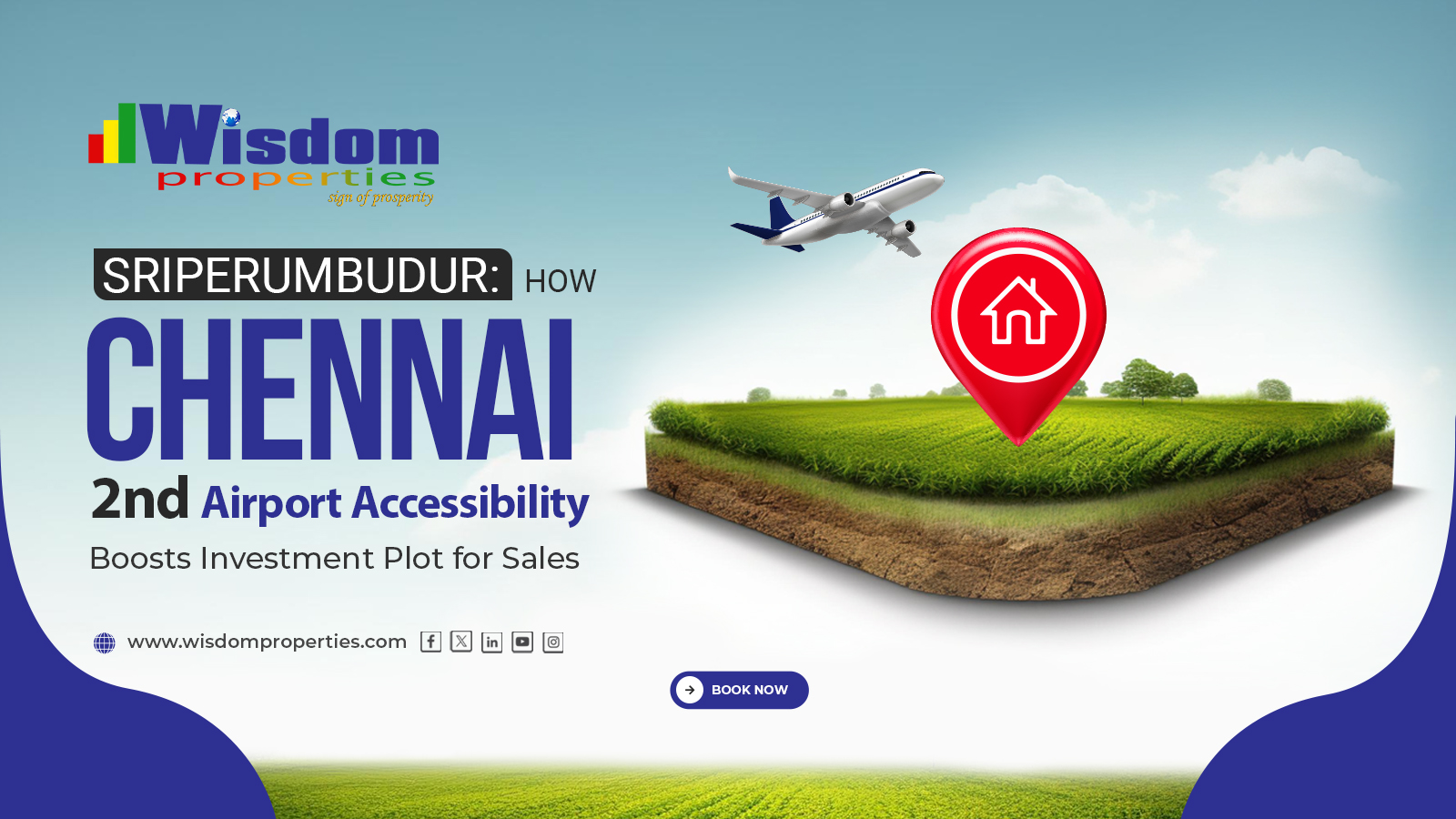 Sriperumbudur: How Chennai 2nd Airport Accessibility Boosts Investment Plot for Sales