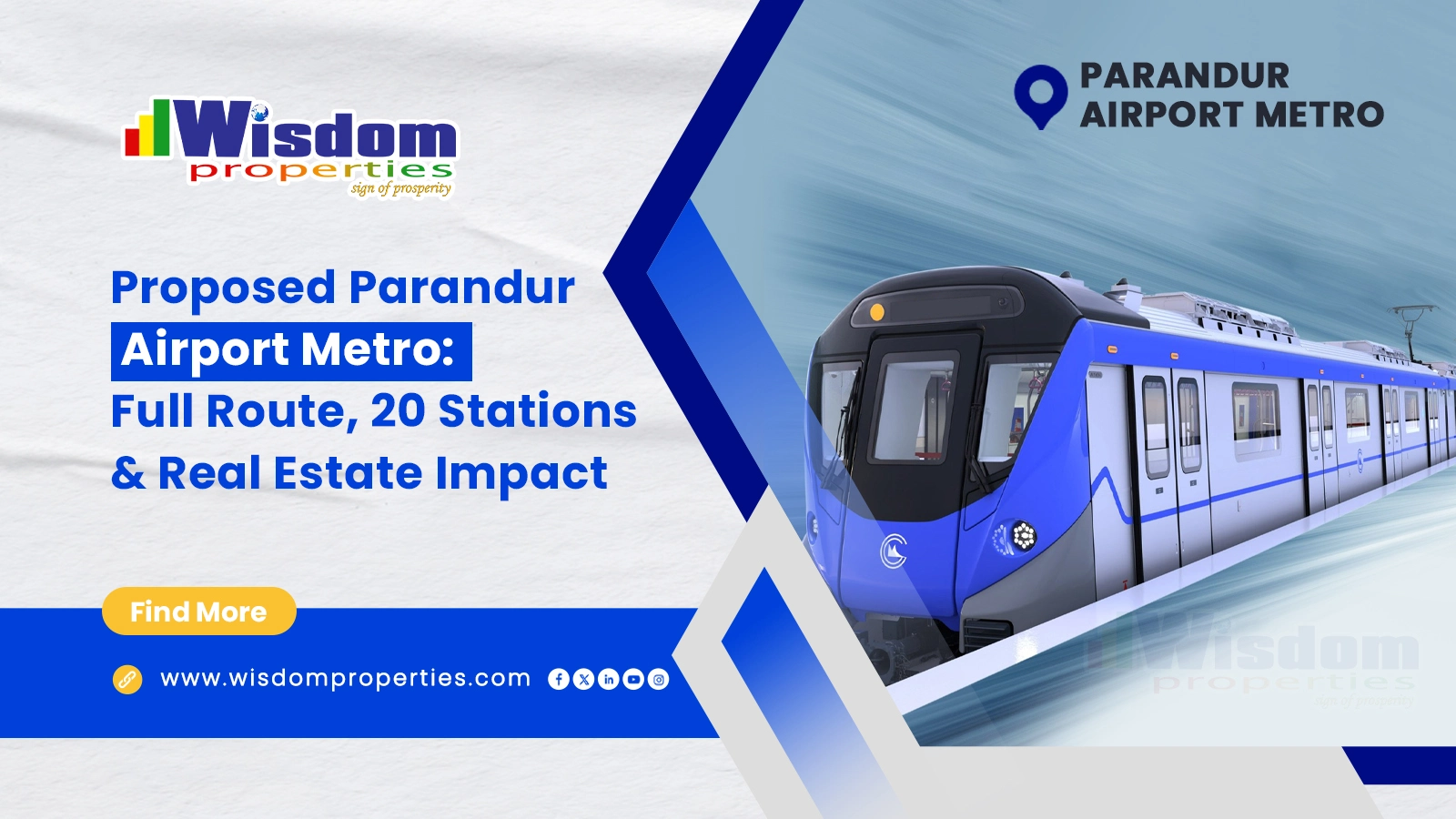 Proposed Parandur Airport Metro: Full Route, 20 Stations & Real Estate Impact