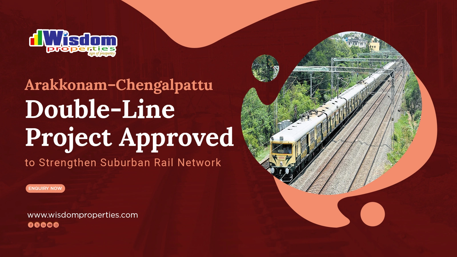 Arakkonam–Chengalpattu Double-Line Project Approved to Strengthen Suburban Rail Network
