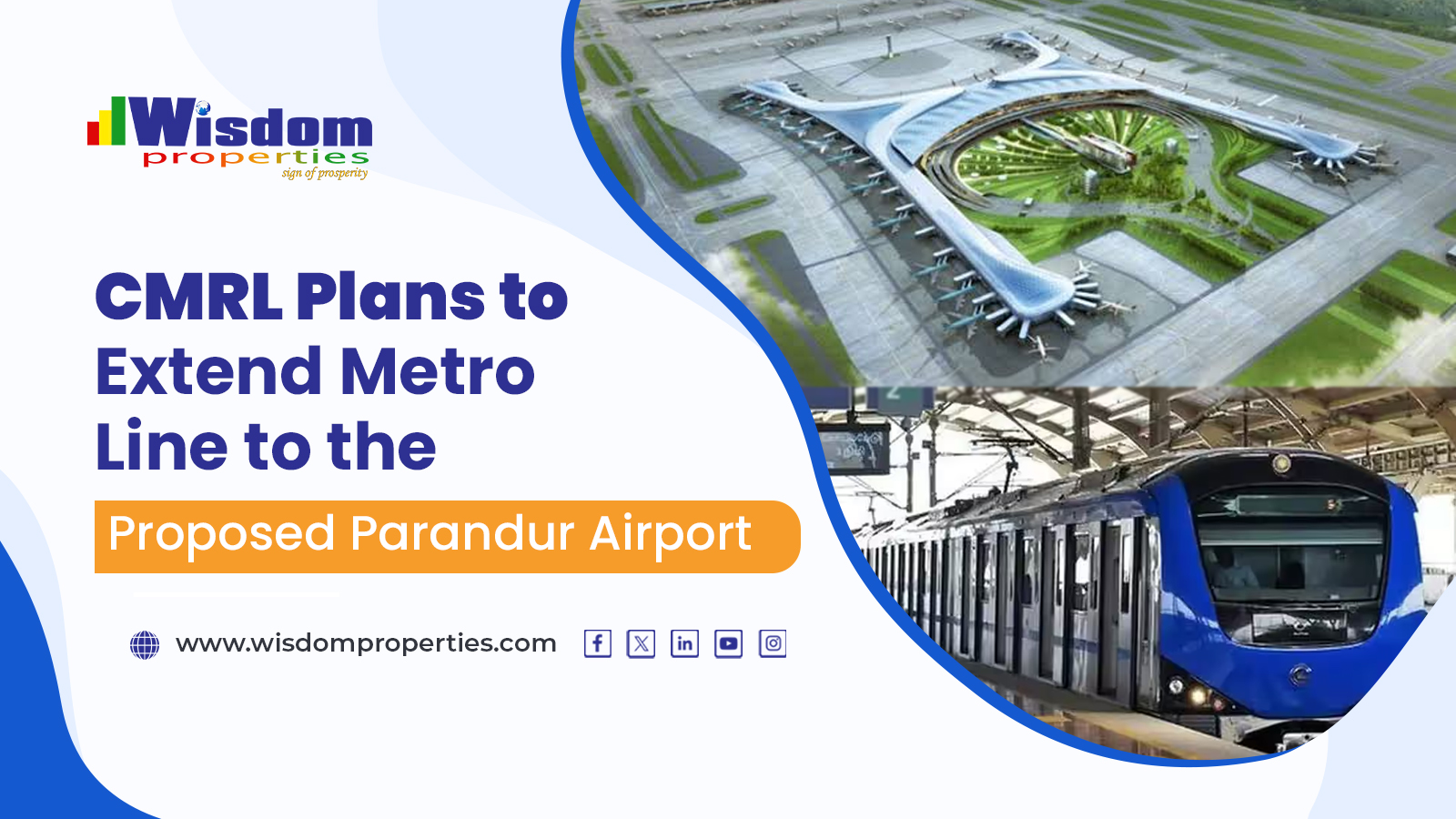 CMRL Plans to extend metro line to the Proposed Parandur Airport