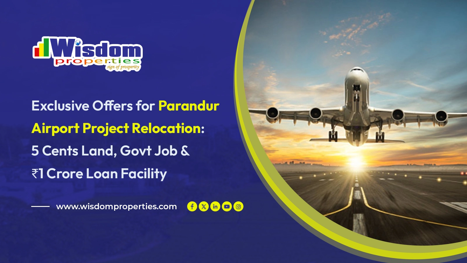 Exclusive Offers for Parandur Airport Project Relocation: 5 Cents Land, Govt Job & ₹1 Crore Loan Facility