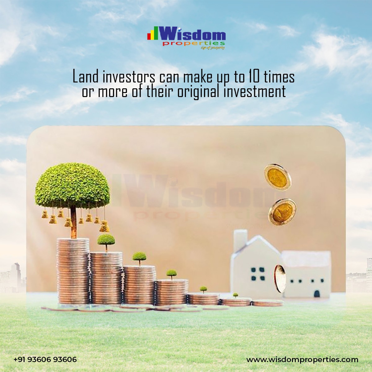 Land investors can make up to 10 times or more of their orginal investment