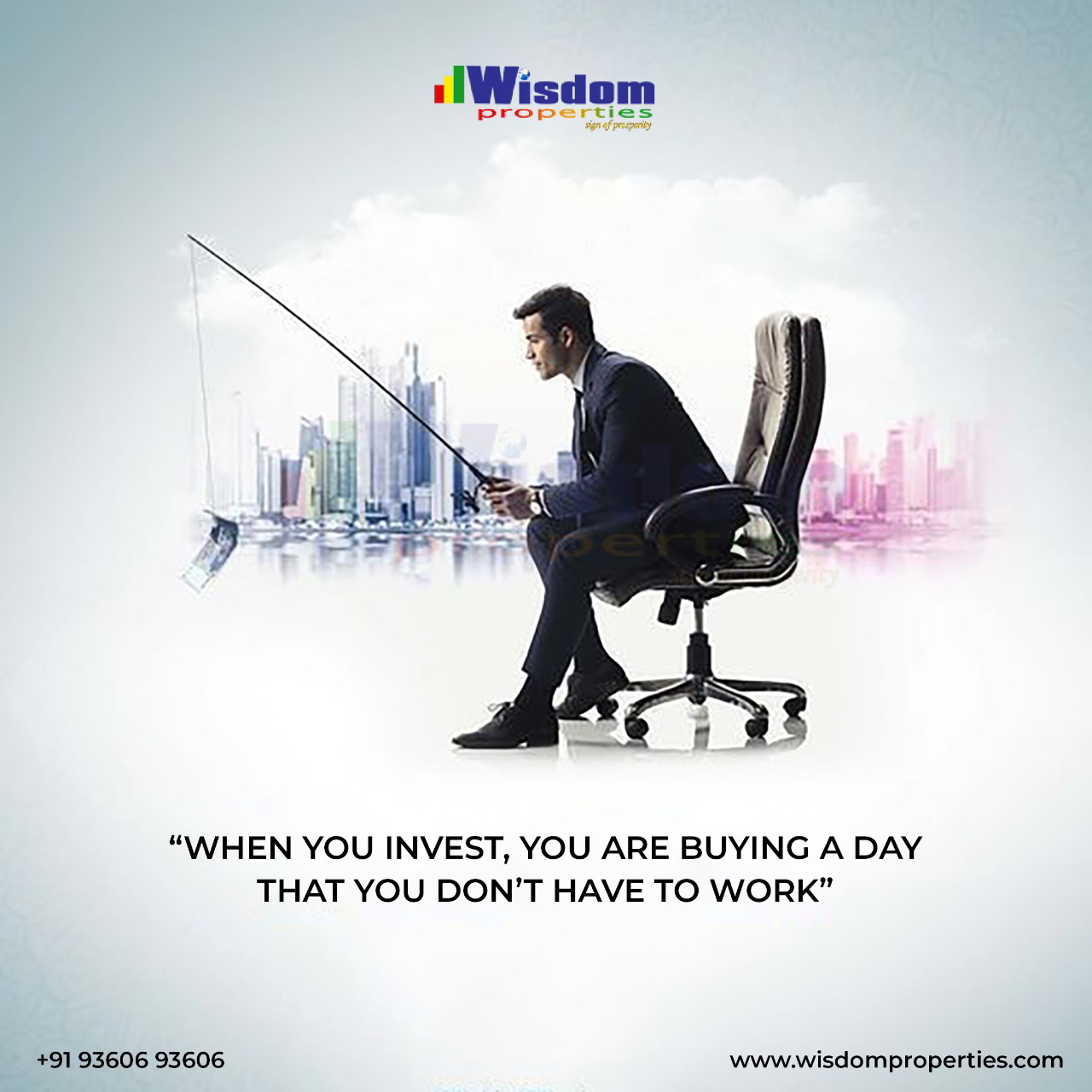 When you invest, you are buying a day that you don't have to work