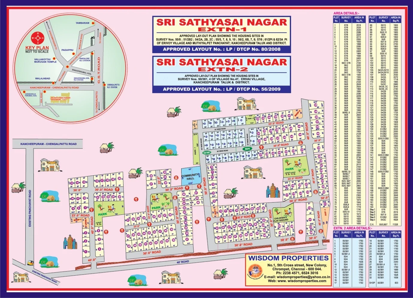 Kanchipuram Sri Sathyasai Nagar Layout