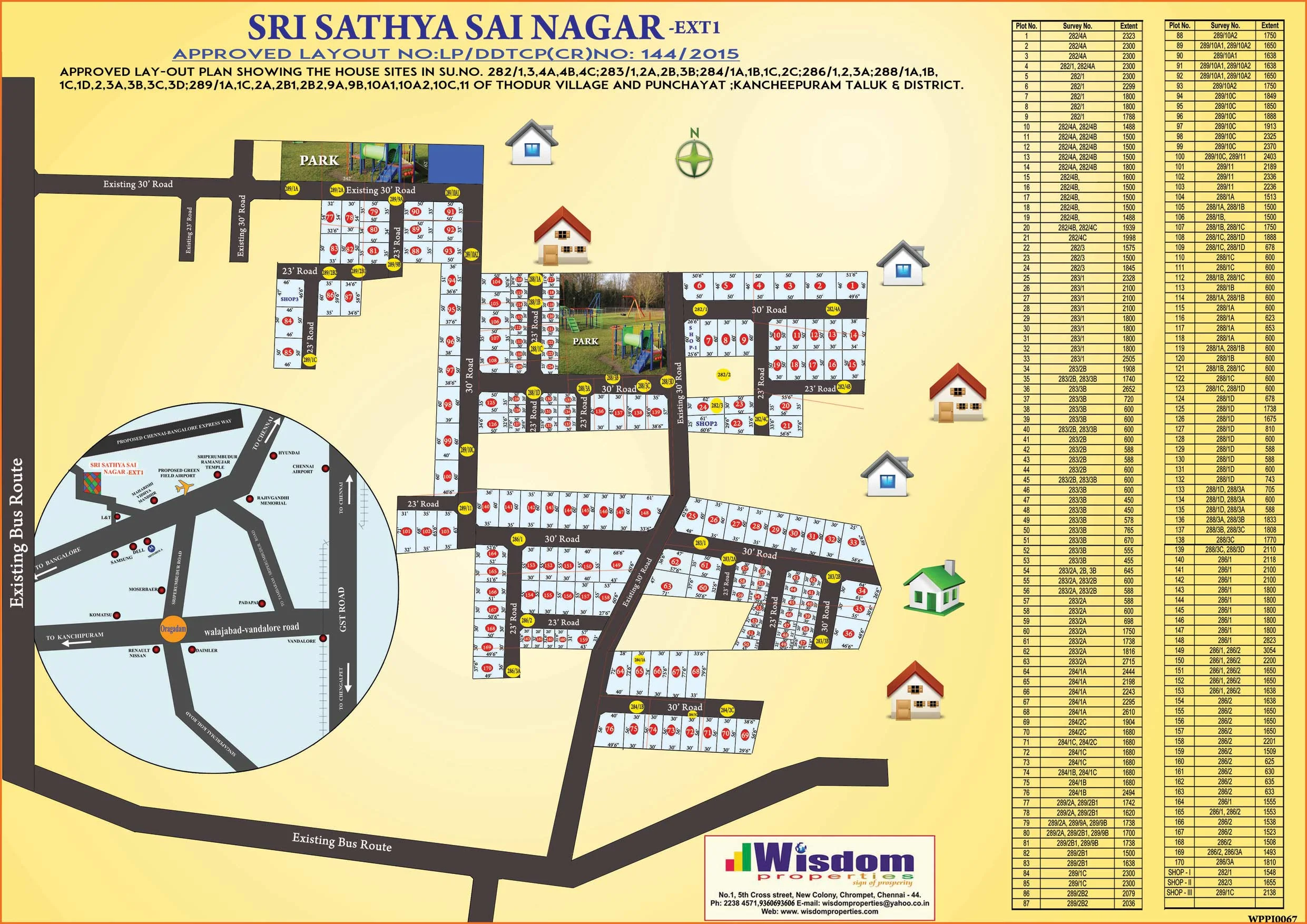 Sunguvarchatram Sri Sathya Sai Nagar Layout